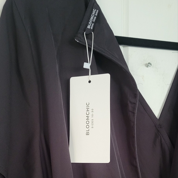 Bloomchic V Neck Double Flutter Sleeve Jumpsuit - Picture 12 of 16